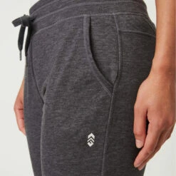 Women's Free2B Luxe+ Sherpa Lined Jogger -Free Country US womens free2b luxe jogger charcoal 3