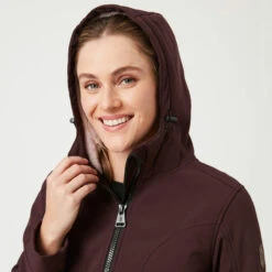 Women's Horizon II Super Softshell® Jacket -Free Country US womens horizon ii super softshell jacket mahogany 4