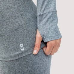 Women's Midweight Sueded Base Layer Top -Free Country US womens midweight sueded base layer top rocky 3