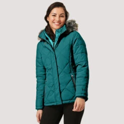 Women's Nimbo Cloud Lite Jacket -Free Country US womens nimbo cloud lite jacket basil 1