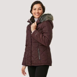 Women's Nimbo Cloud Lite Jacket -Free Country US womens nimbo cloud lite jacket mahogany 2