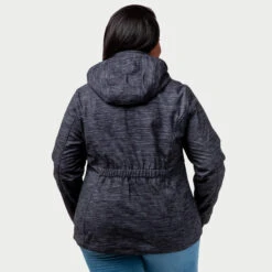 Women's Plus Size Aeris Super Softshell® Jacket -Free Country US womens plus size aeris super softshell jacket striation black 2