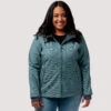 Women's Plus Size Freeform II Super Softshell® Jacket 2 Women's Plus Size Freeform II Super Softshell® Jacket -Free Country US womens plus size freeform ii super softshell jacket olive 1