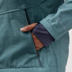 Women's Plus Size Freeform II Super Softshell® Jacket -Free Country US womens plus size freeform ii super softshell jacket olive 4